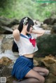 Coser @ 白 烨 Vol.013: 湿身 JK 水下 版 (98 photos)