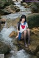 Coser @ 白 烨 Vol.013: 湿身 JK 水下 版 (98 photos)